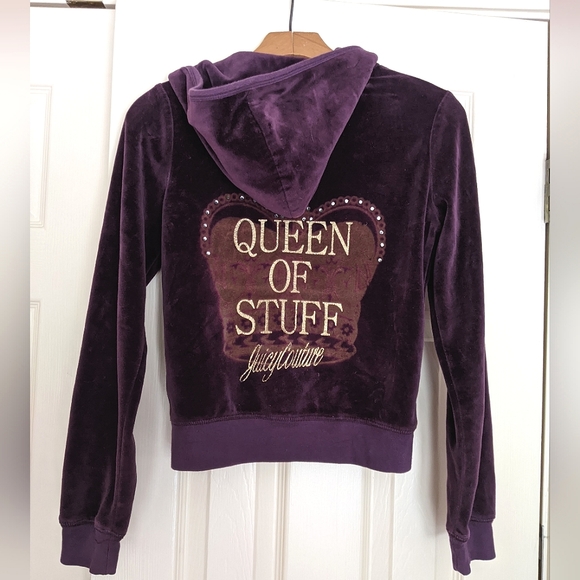 Juicy Couture Y2K Velvet Track Suit Zip Up Size S - Picture 2 of 5